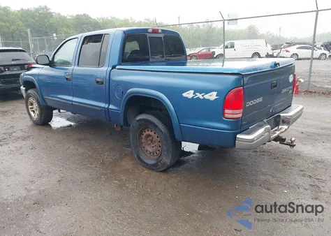 2003 Dodge Dakota Slt из США, поврежденный, VIN 1D7HG48N63S350401